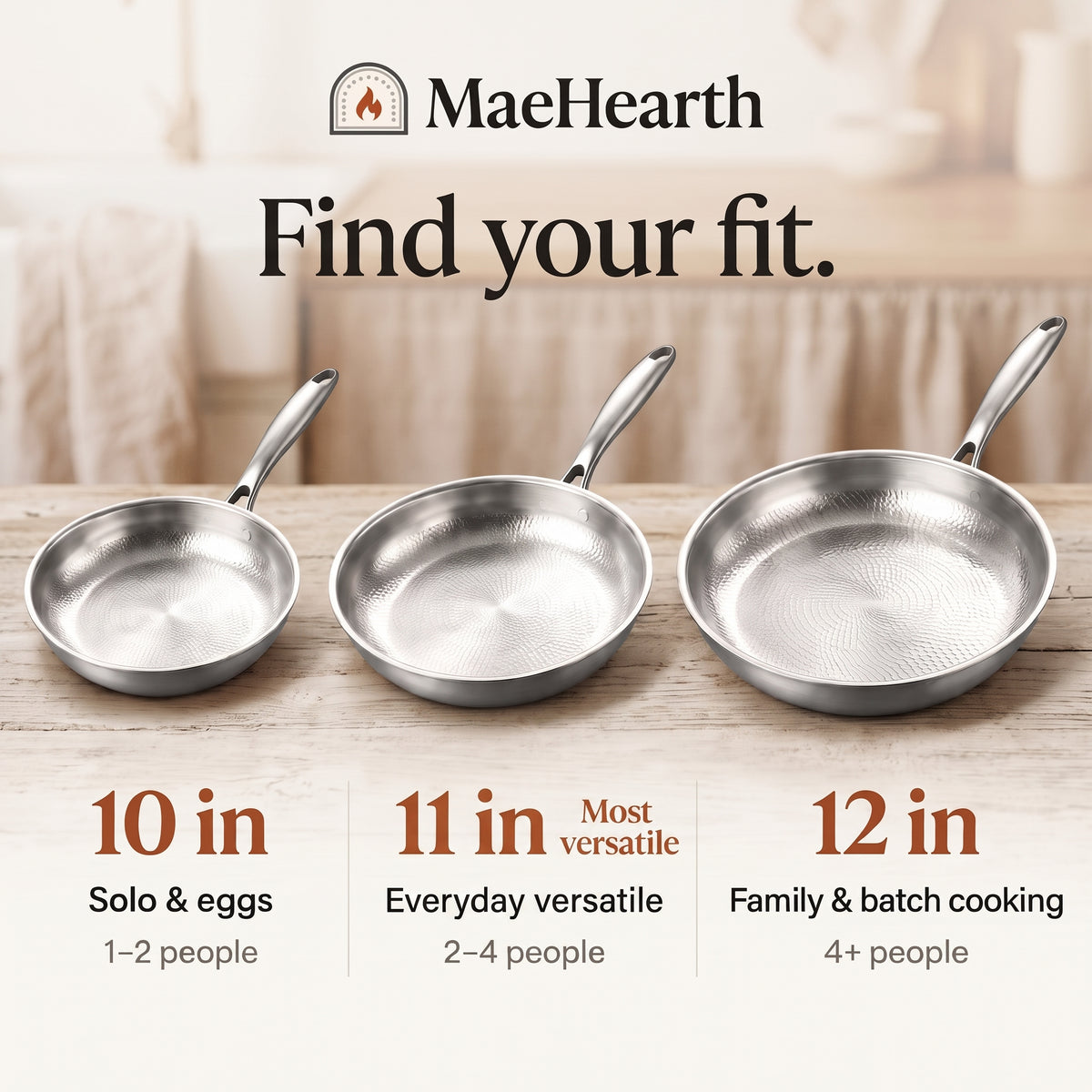 The Hammered Titanium Pan