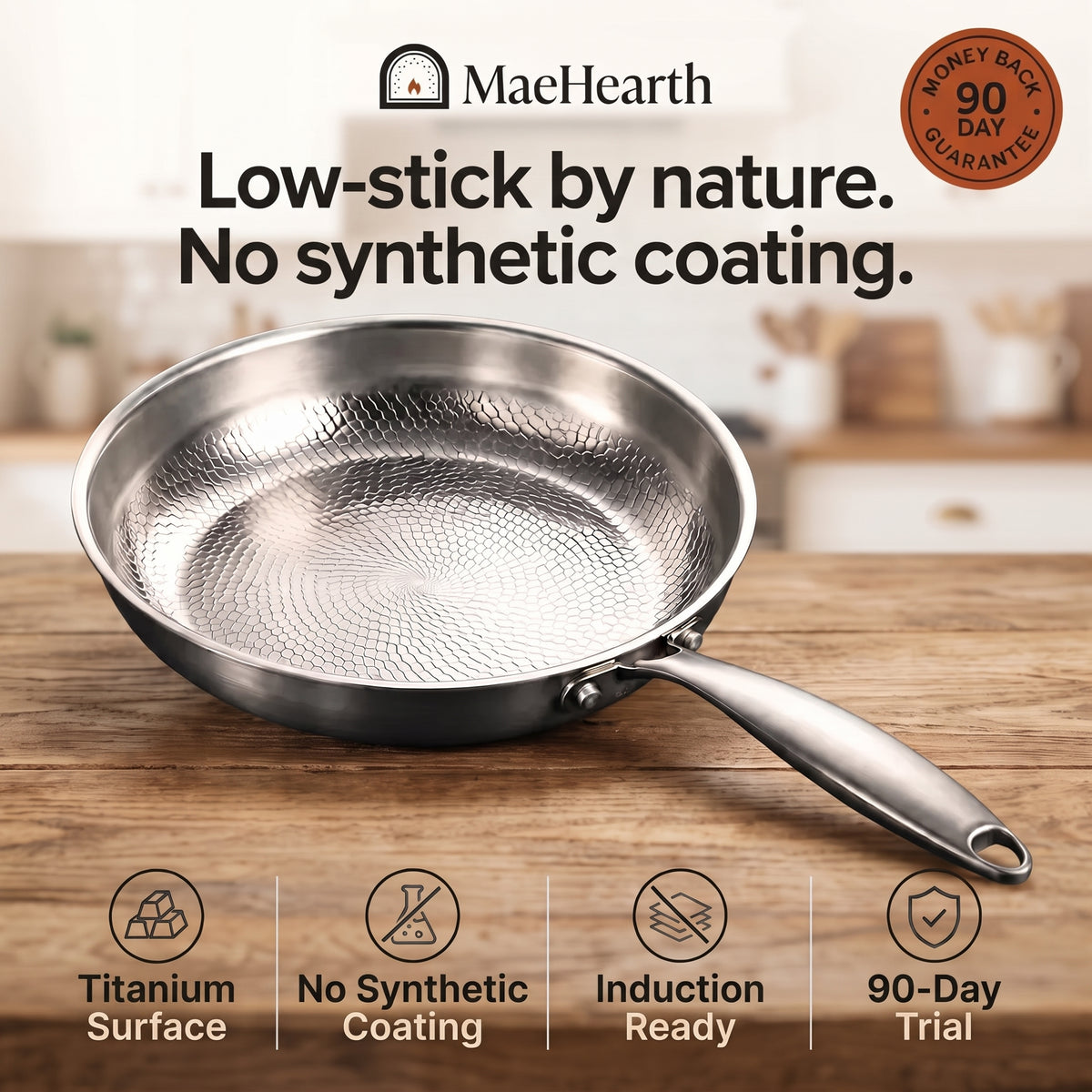 The Hammered Titanium Pan